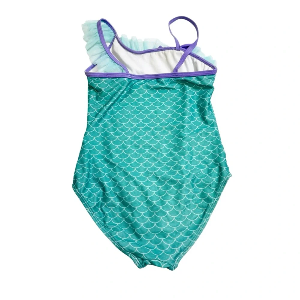 Disney The‎ Little Mermaid Ariel Mermaid at Heart 1 Piece Swimsuit size 7/8